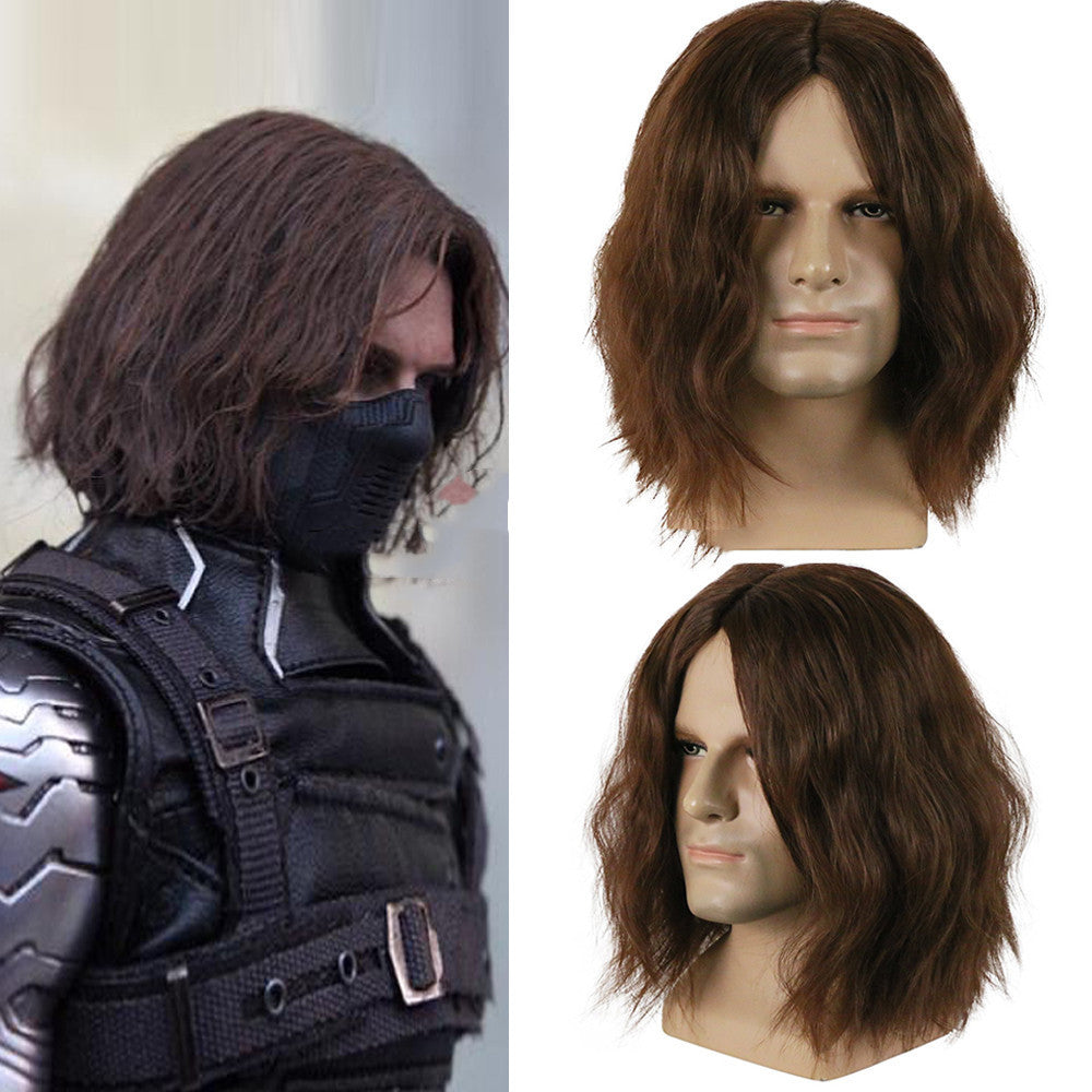 Winter Soldier Brown Wig Around