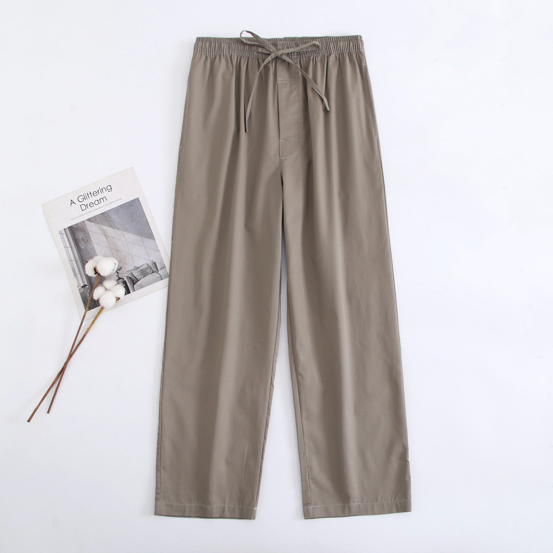 Men's Thin Pajamas Cotton Comfortable And Breathable