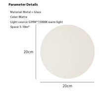 Matte Glass 20cm