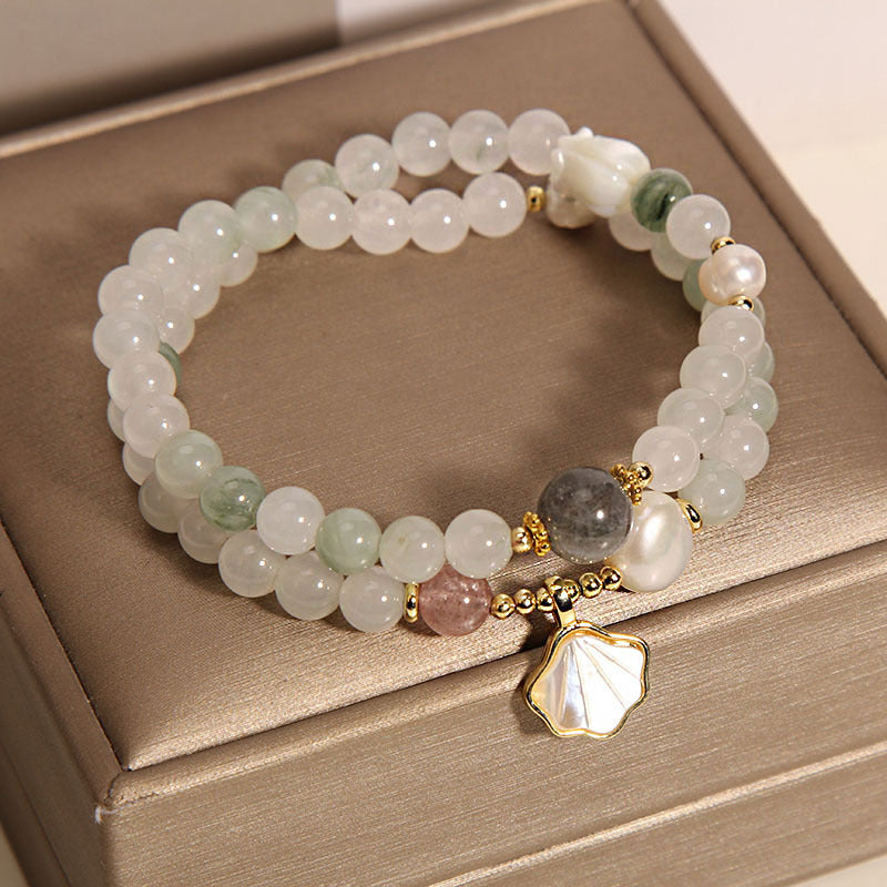 Tianshan Emerald Green Crystal Bracelet Artistic