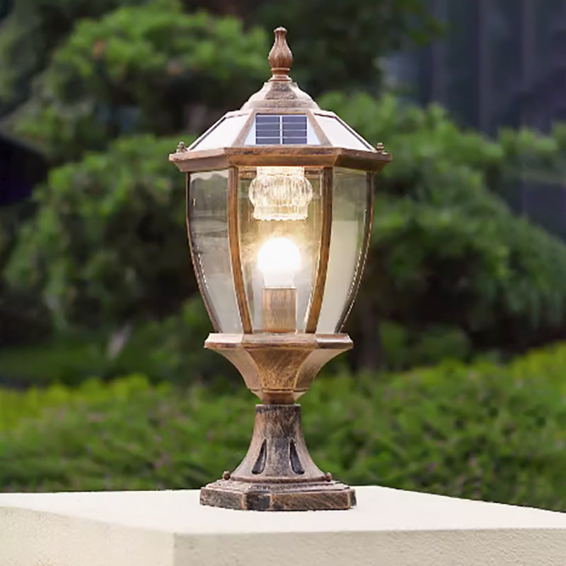 Solar Pillar Lamp Outdoor Waterproof