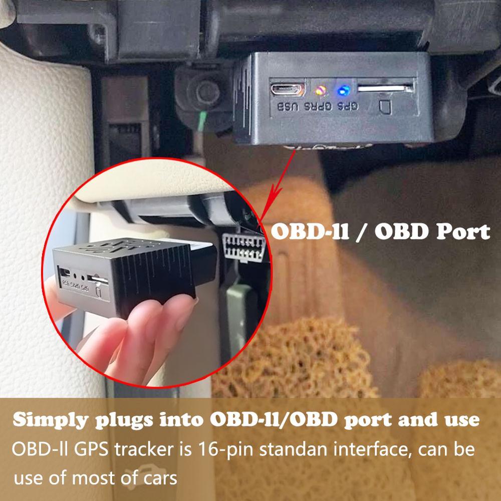 OBDII GPS Tracker – 16-Pin Plug & Play Car Locator