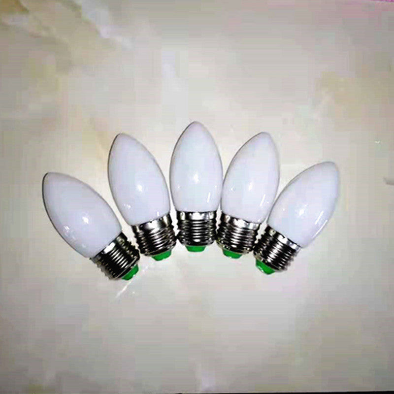 LED God Of Wealth Lamp Large E Round Bubble Red Lucky Light Festive