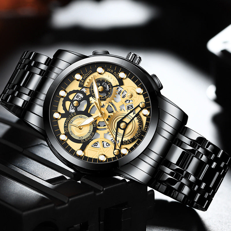 Men's Hollow Non-Mechanical Business Watch