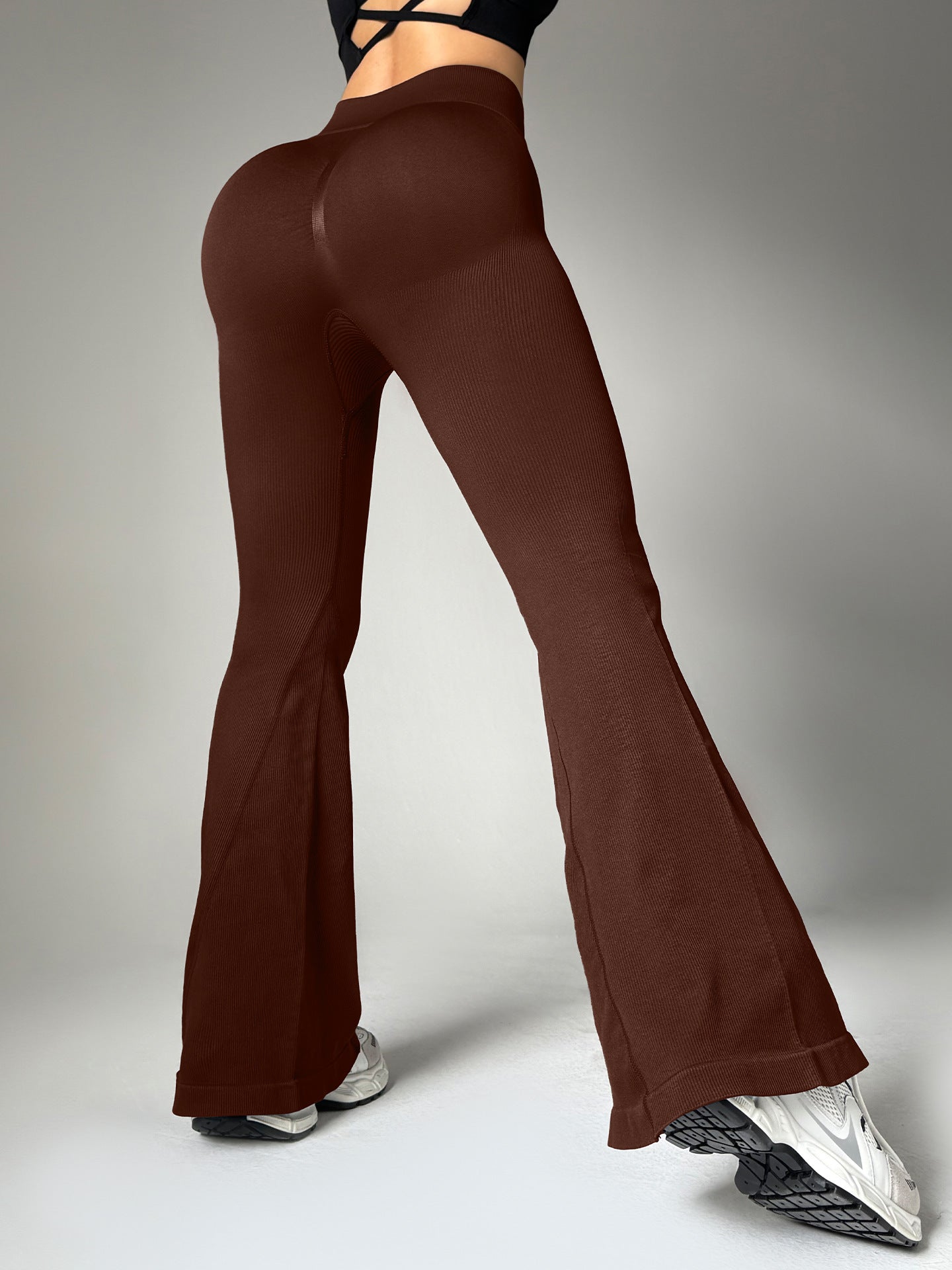Women’s Yoga Fitness Pants – High-Stretch Nylon Spandex Workout Leggings