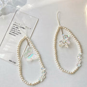 New Beaded Lanyard Diy Phone Case Beauty Bracelet Jewelry Accessories Cartoon Bear Butterfly Pearl Bracelet