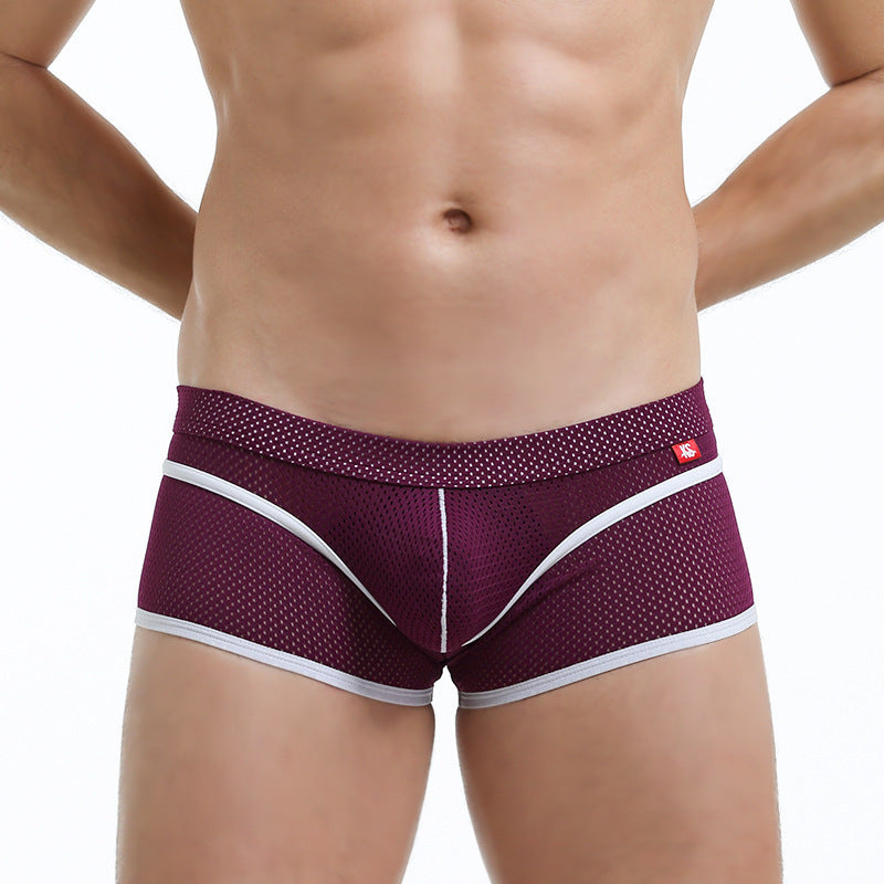 Men's Nylon Breathable Mesh Underwear