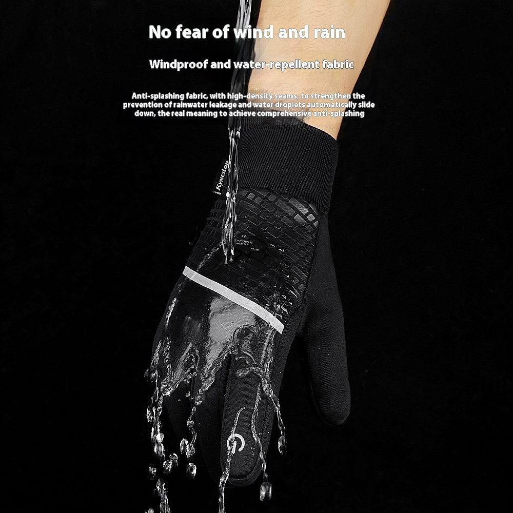 Warm Touch Screen Winter Cycling Gloves