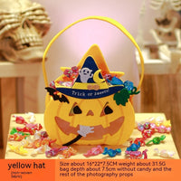 Pumpkin Bag Hat Yellow