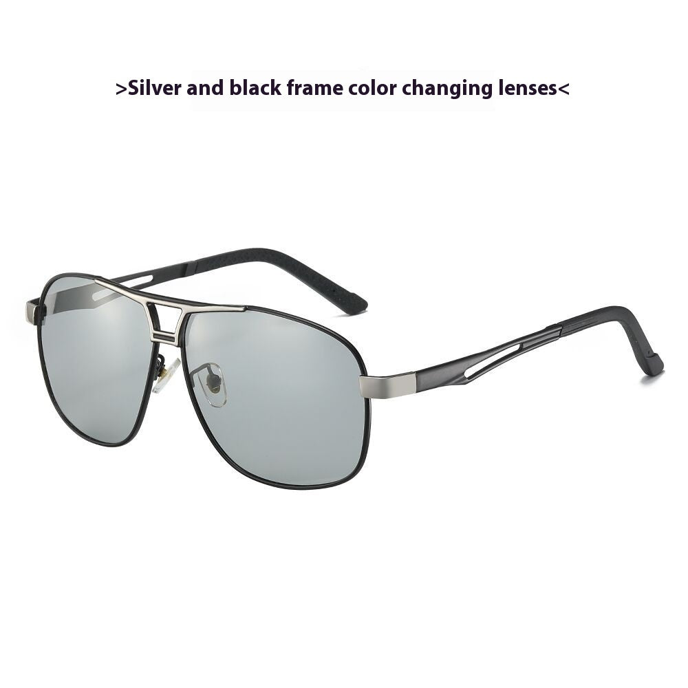 Men's Day and Night Dual-Use Photochromic Driving Sunglasses