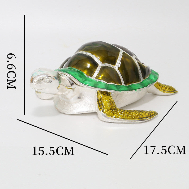Home Creative Turtle Shaped Ashtray Ornament