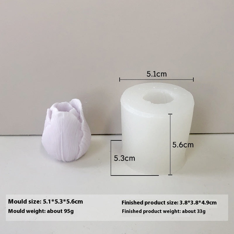 Flower Aromatherapy Candle Silicone Mold DIY