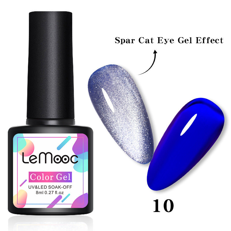Smoothie Light Moonstone Nail Polish Glue Snow Light Wide Cat Eye Glue