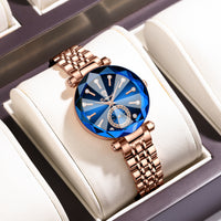 Rose Gold Blue Face