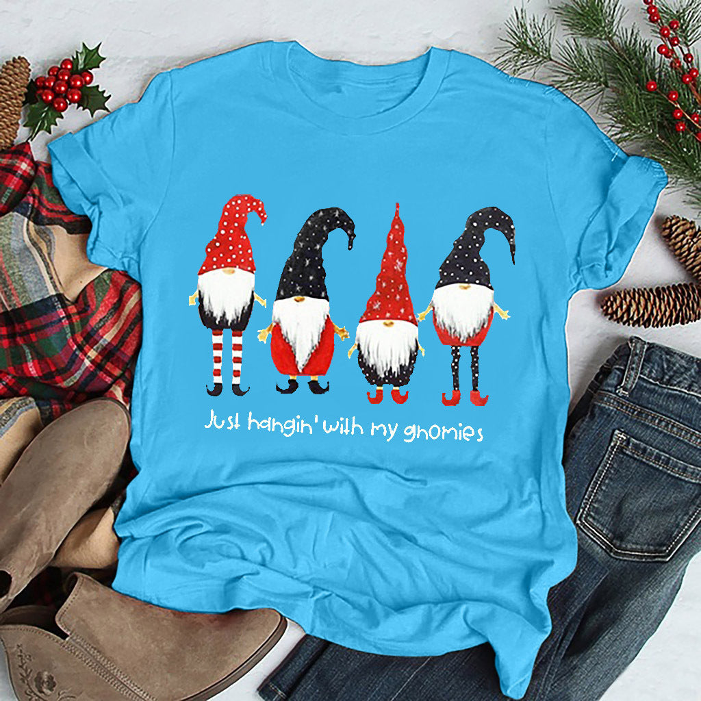 Women's Christmas T-shirt Short Sleeve