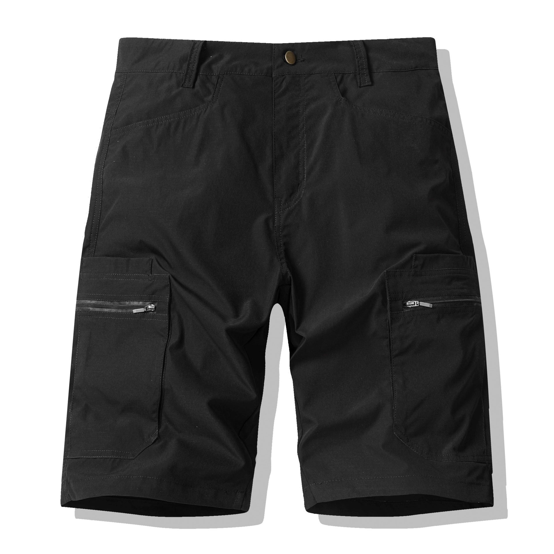 Men's Relaxed Fit Straight Short Polyester Retro Summer