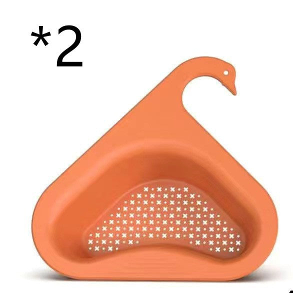 Stainless Steel Sink Hanging Fruit And Veggie Drain Basket