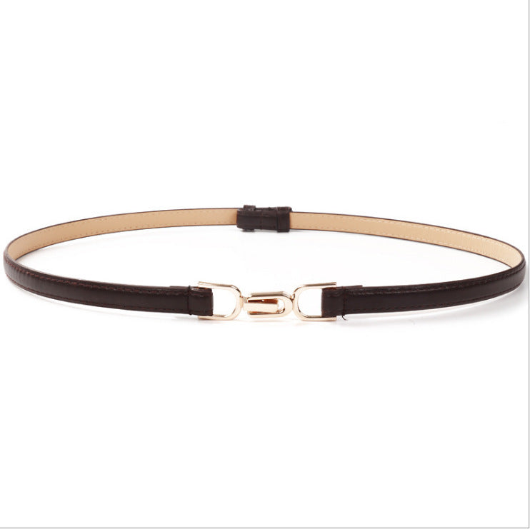 Women's Double Buckle Dress Belt