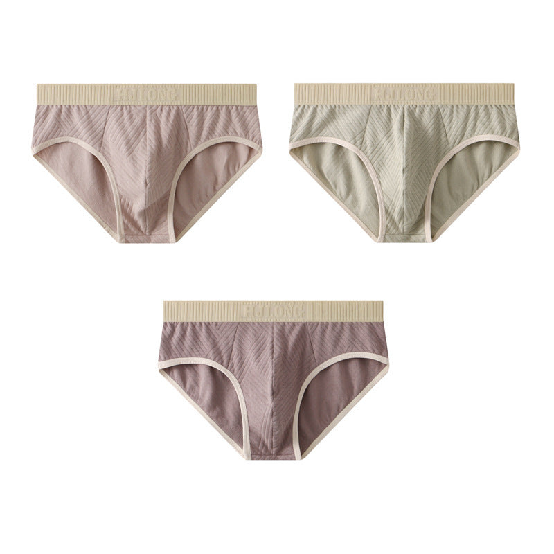 Men's Underwear Pure Color Cotton