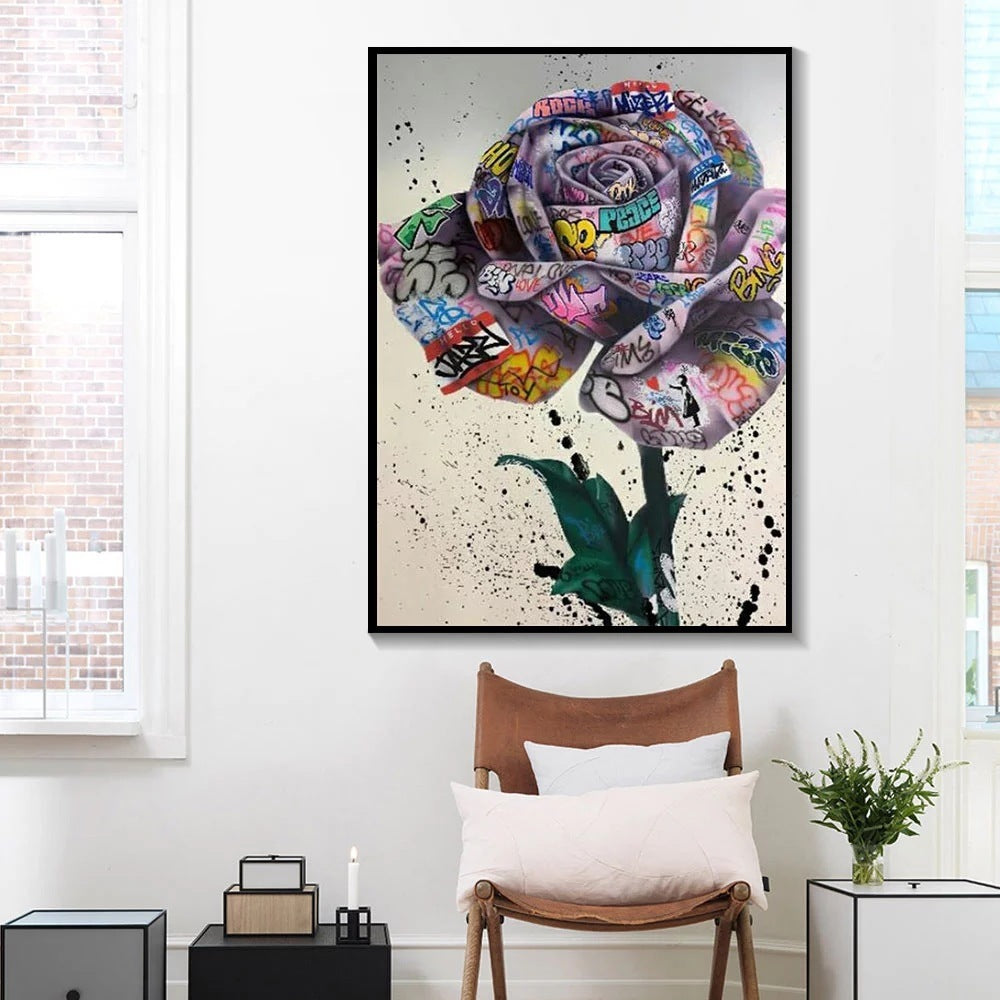 Frameless Wall Hanging Art – Canvas Painting for Bedroom Decoration