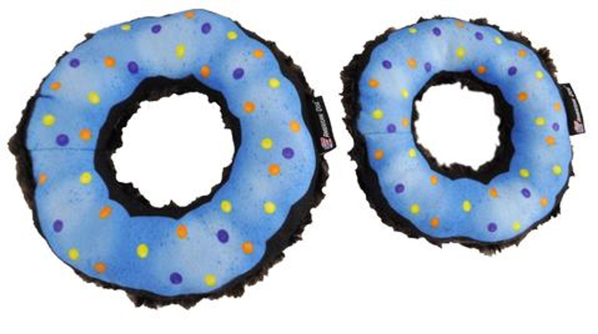 Chocolate Donut Plush Dog Toy - Medium
