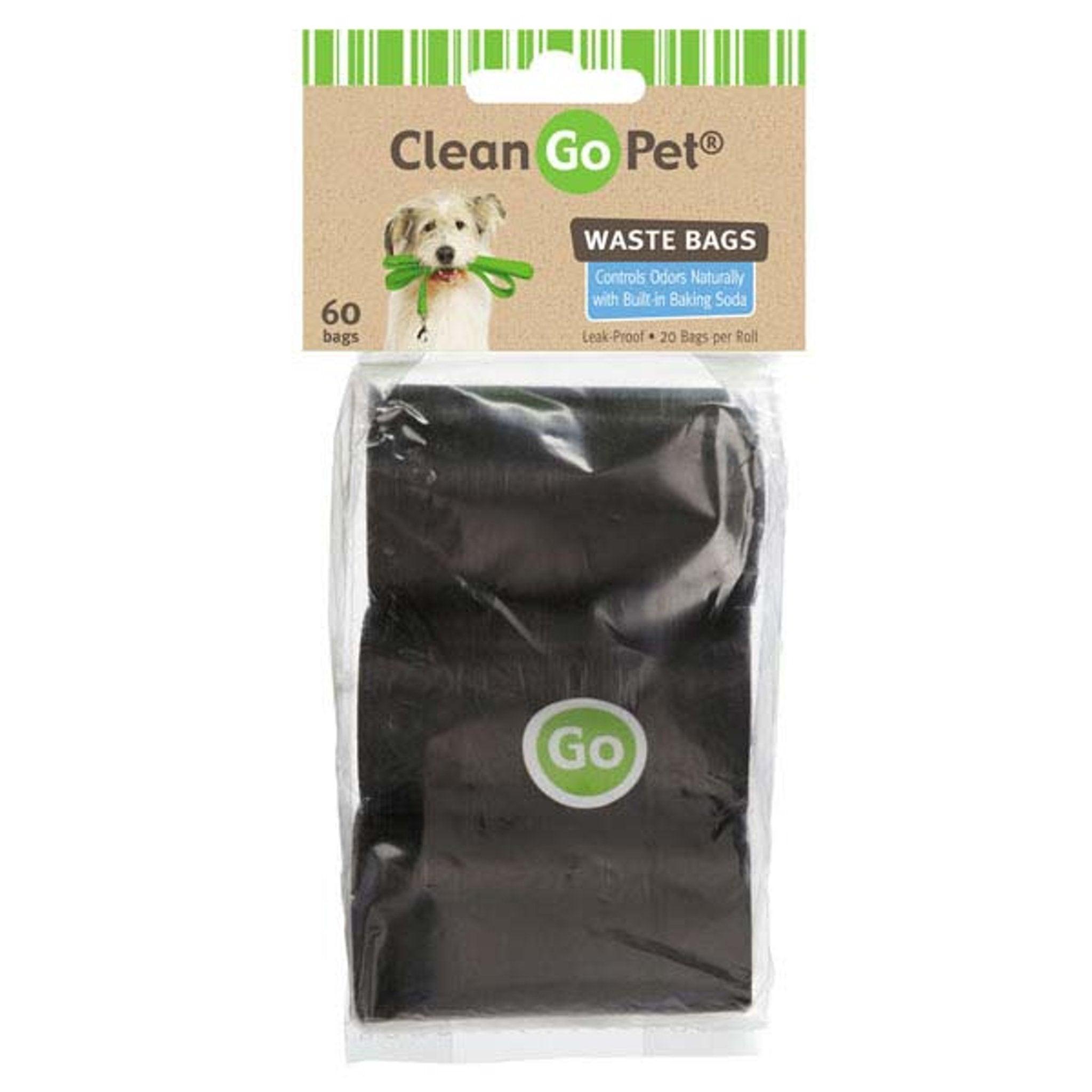 Clean Go Pet Replacement Waste Bags - 3 Pack, Black