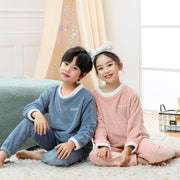 Children’s Autumn & Winter Velvet Suits – Unisex Coral Velvet