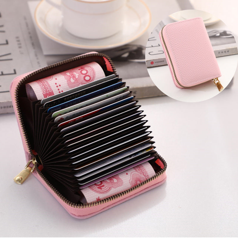 Women's Organ Card Holder Multi-card Rfid