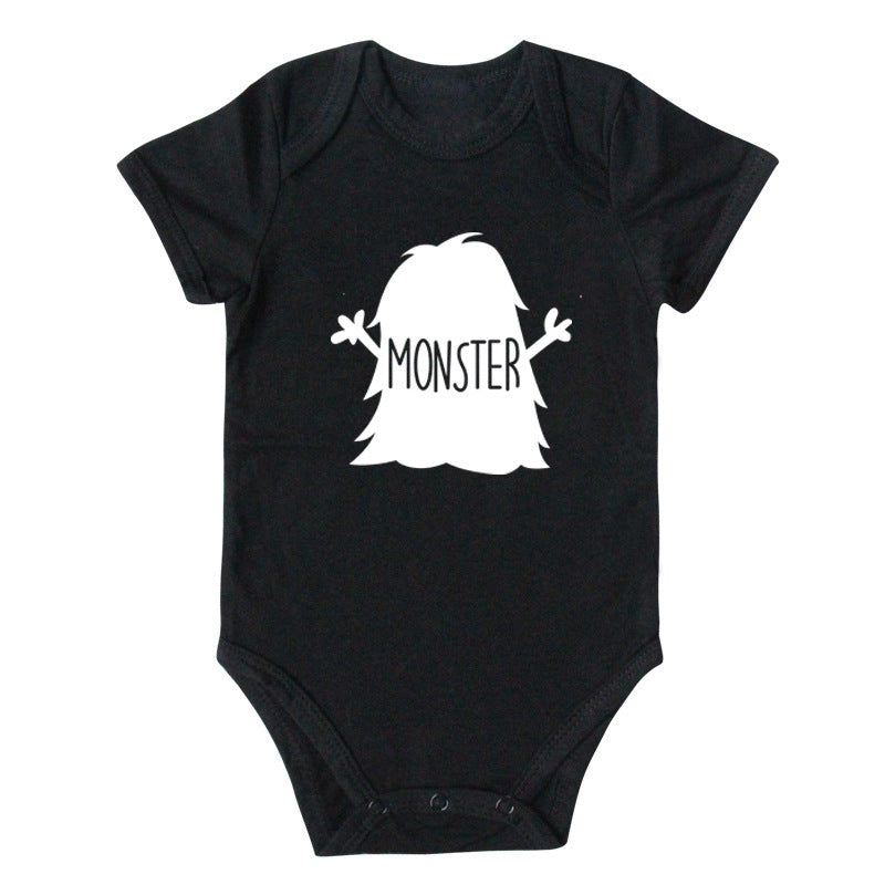 Parent-child T-shirt Crew Neck Top Khmer Short Sleeve