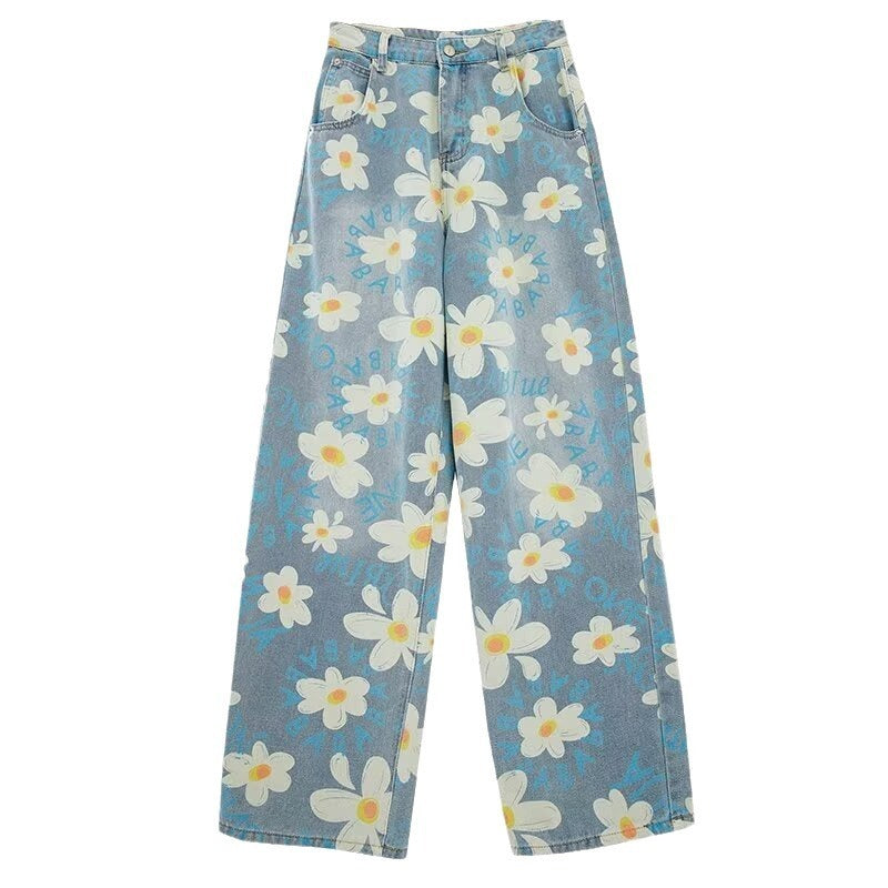 High Waist Wide Leg Casual Polyester Trousers – Women’s Loose Fit Non-Iron Pants