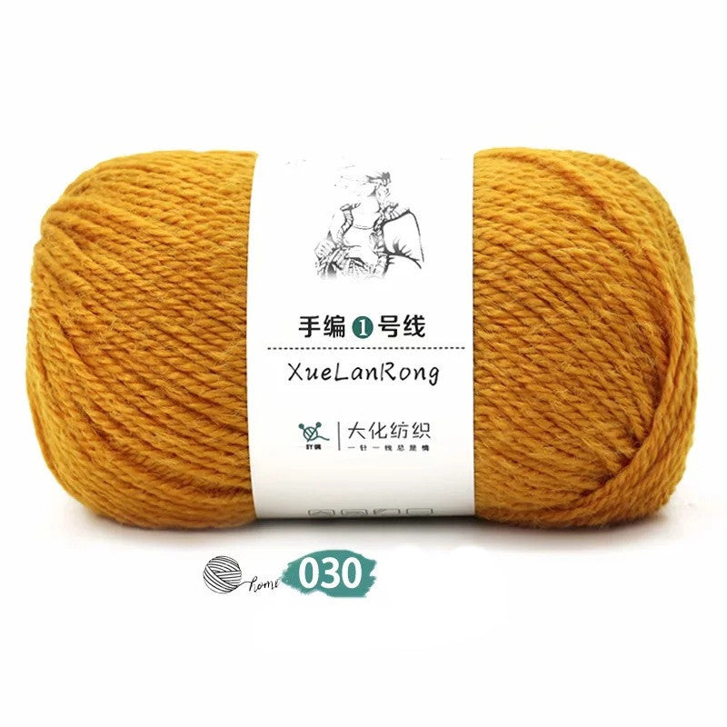 Hand-Knitted Scarf Yarn Ball, 4-Strand Coarse Australian Wool – DIY Knitting, Crochet, and Craft Projects