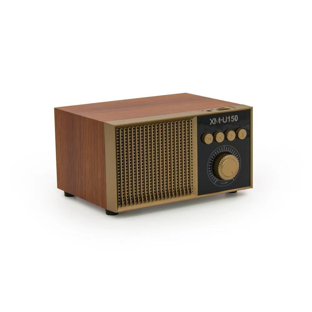 Retro Plastic Shell Bluetooth Speaker With Subwoofer