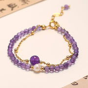 High-grade Bracelet Girls' Pearl Crystal