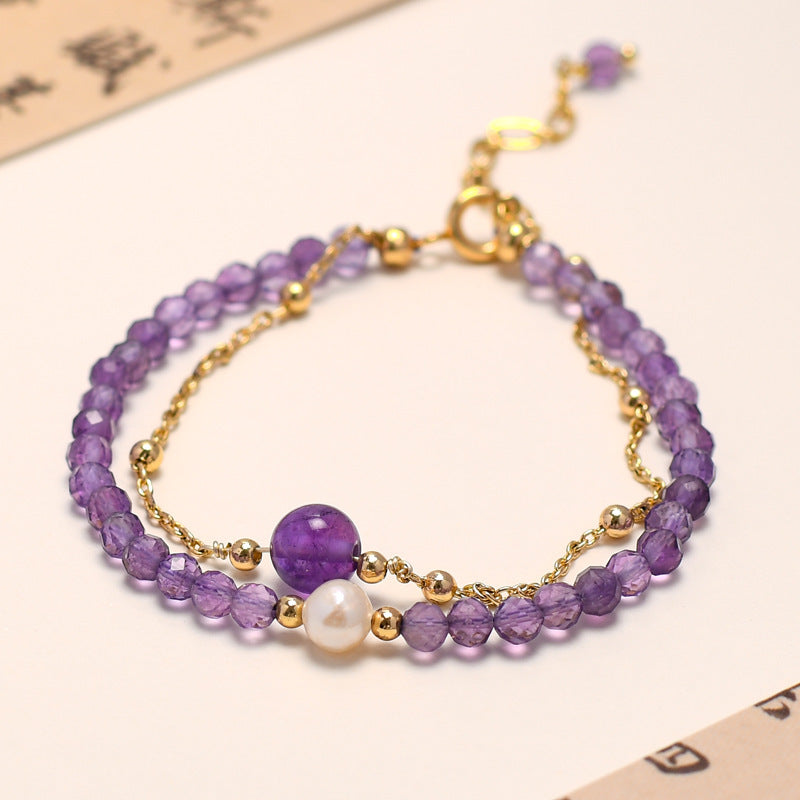 High-grade Bracelet Girls' Pearl Crystal