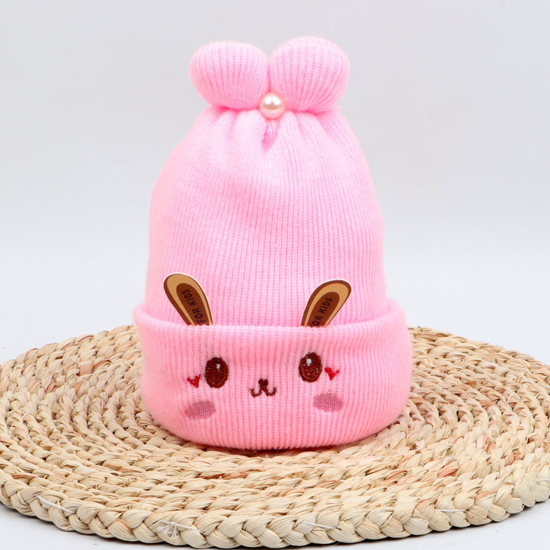 Unisex Newborn Woolen Winter Beanie Hat Regular Fit