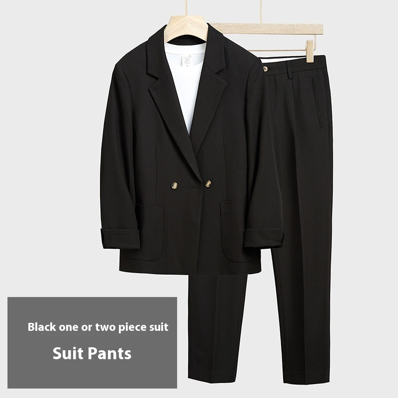 Japanese Style Draping Casual Suit Men's Loose