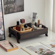 Rectangular Solid Wood Storage Tray
