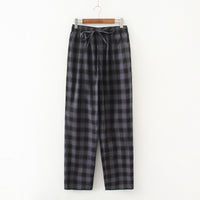 Gray Black Plaid Thin
