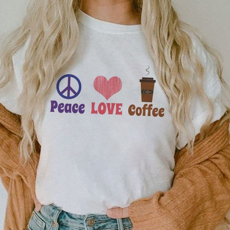 Women's Short Sleeve 3D Printed Polyester Tee