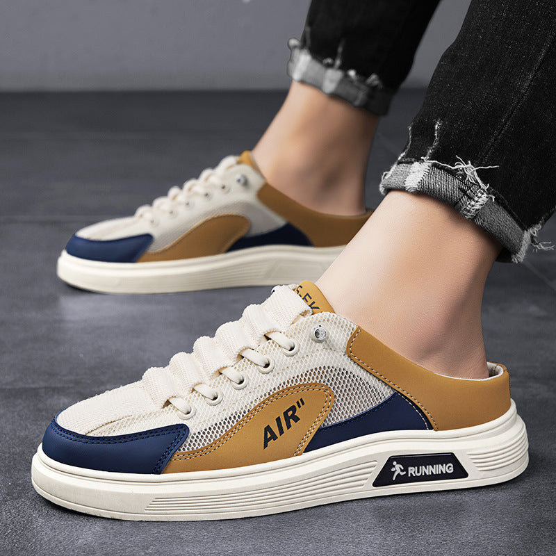 Unisex Low Top Casual Shoes Mesh Lining Rubber Sole