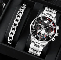 Silver Black Bracelet