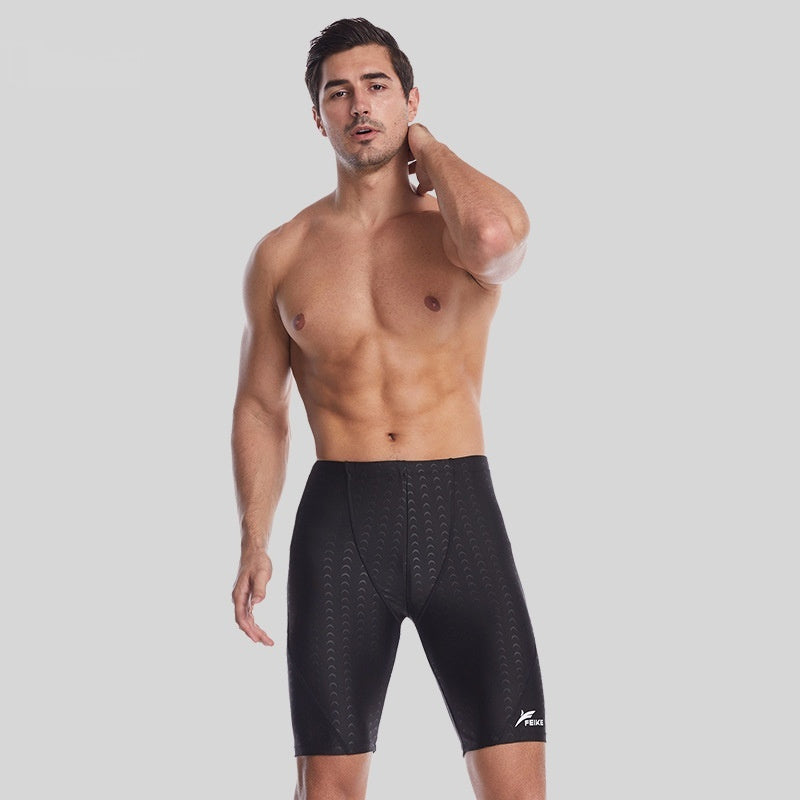 Men’s Waterproof Swimming Trunks – Quick-Dry Long Swimwear