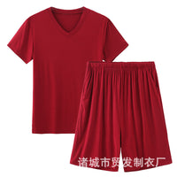 Burgundy V Neck