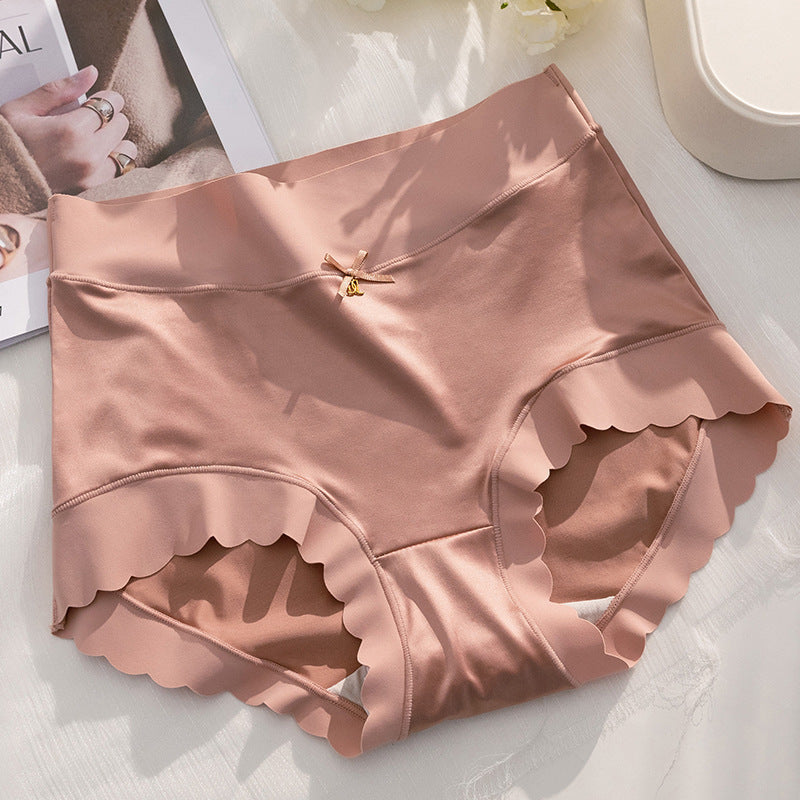 Women’s Seamless Satin ‘Ice Silk’ Underwear – Glossy Finish