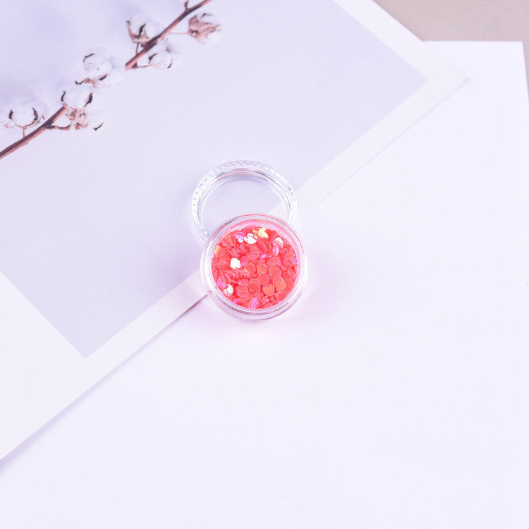 3mm Heart Laser Sequin Decorative Patch