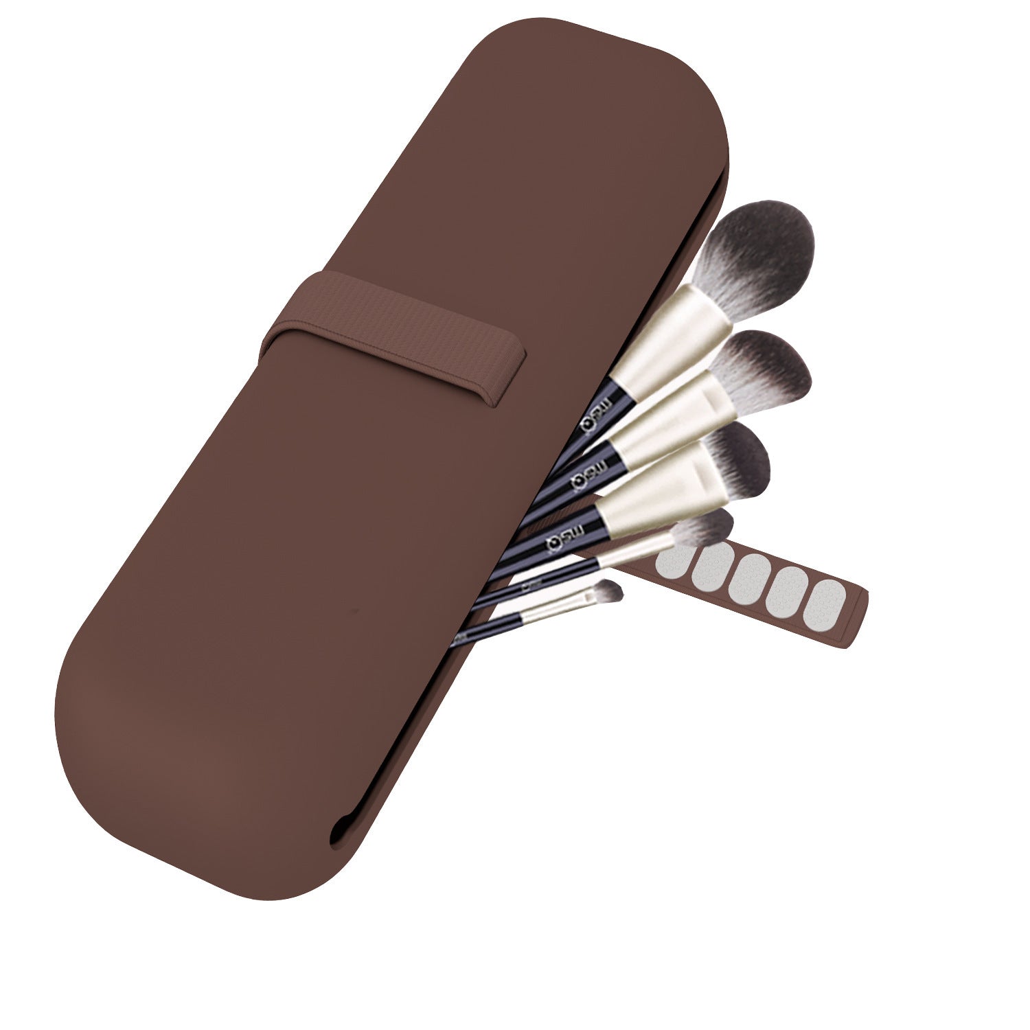 Travel Makeup Brush Bag – Portable Multifunctional Makeup Kit Organizer