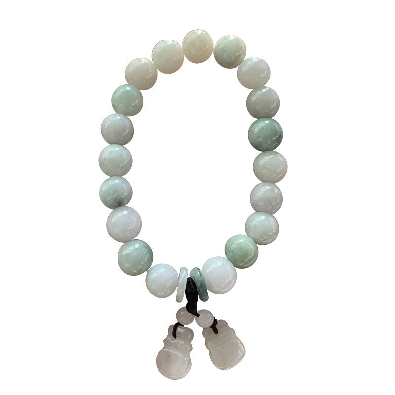 Natural Emerald Hanging Bracelet Jade