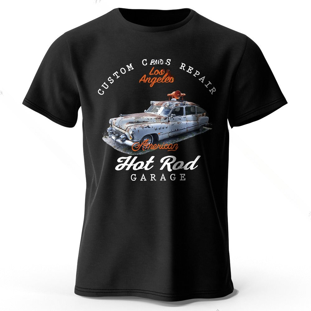 Car Club Patch Print Unisex T-shirt