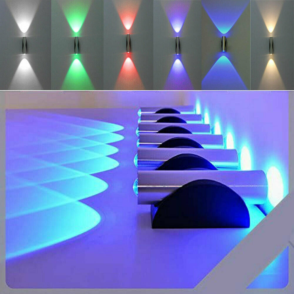 LED Aluminum Frame Wall Lamp Indoor 85-265V Decorative Lighting for Corridor Living Room and Bedside