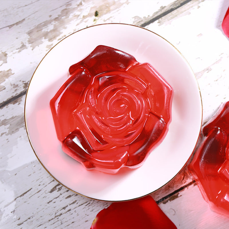 Handmade Rose Oil Soap – Natural Face & Body Cleanser